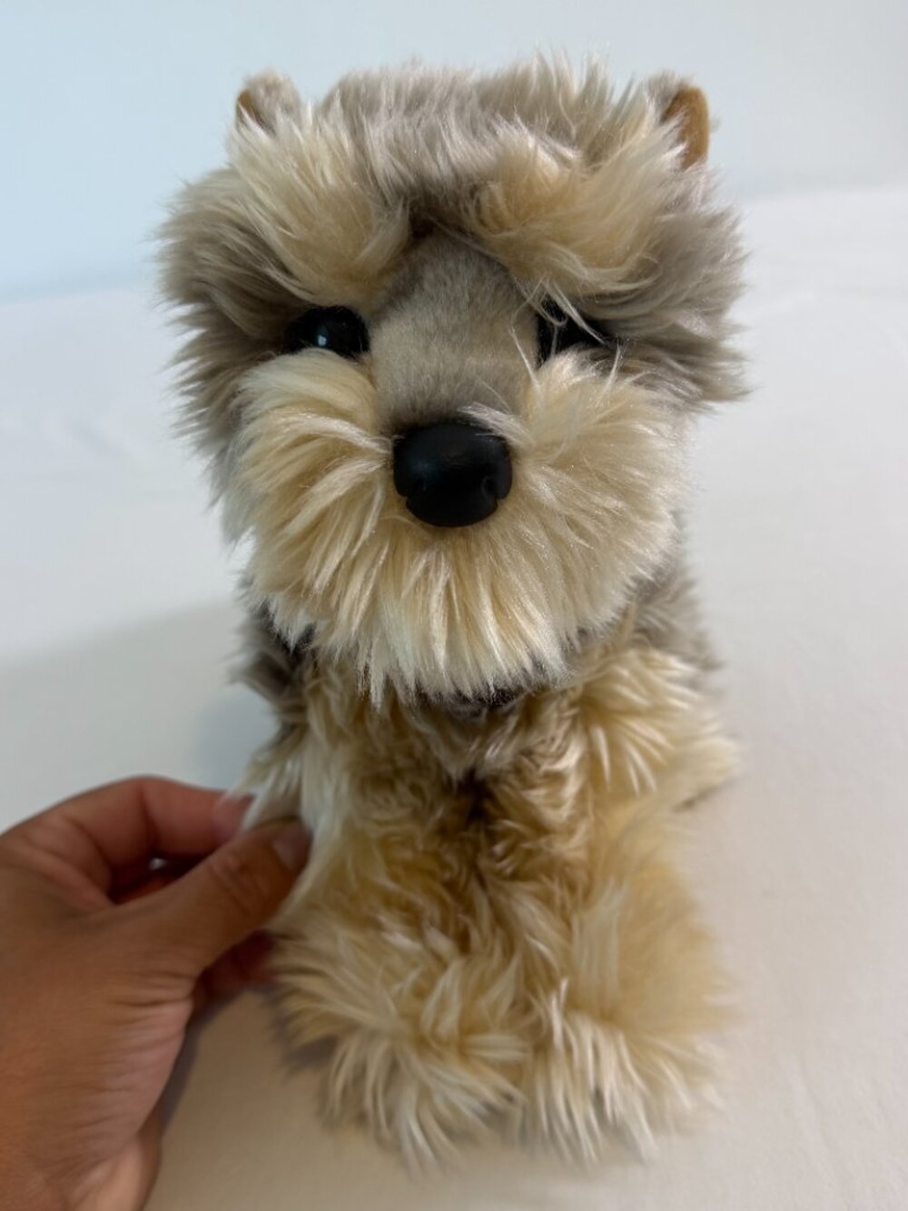 Douglas Yorkshire Terrier Yorkie Plush Stuffed Dog Gray Tan 11" Cuddle Toy - Picture 2 of 7